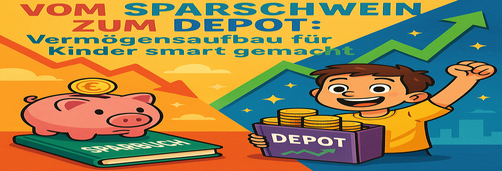 Vom Sparschwein zum Depot: Vermögensaufbau für Kinder smart gemacht