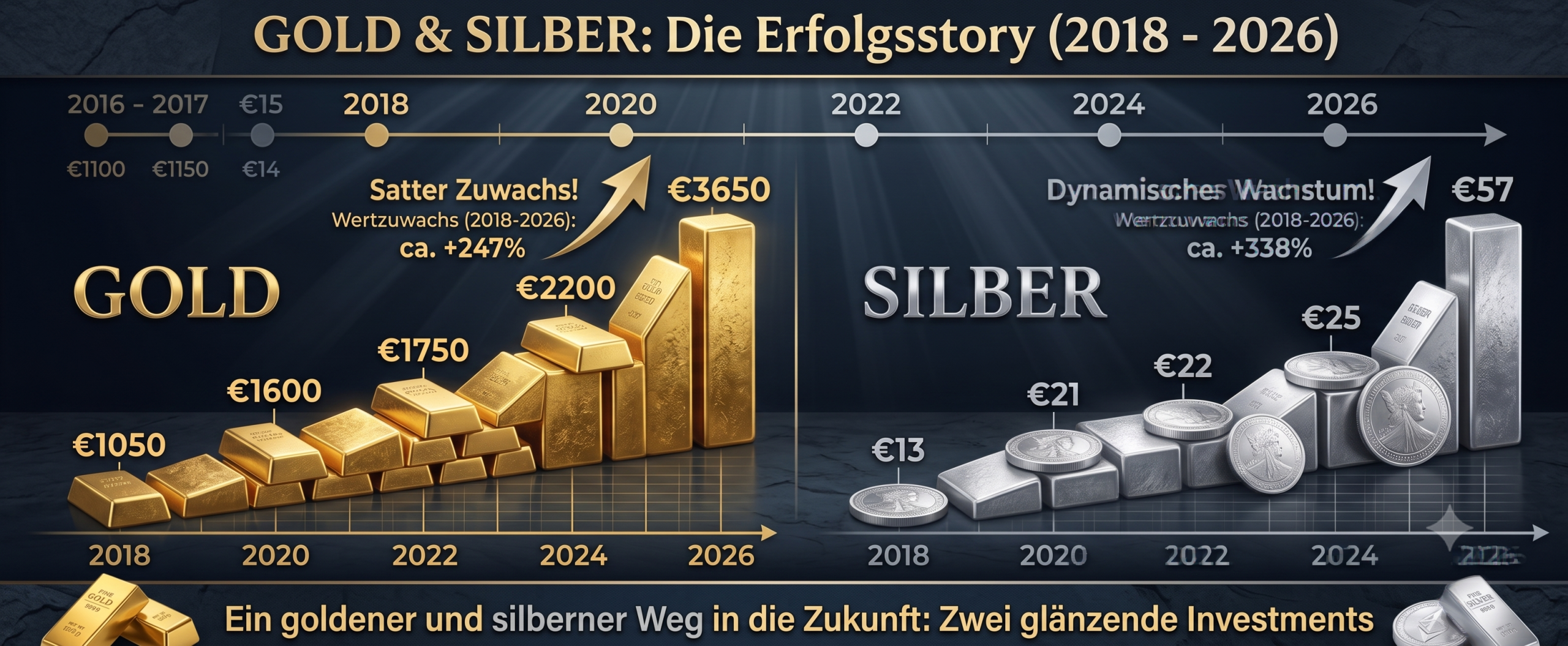 Gold und Silber 2026: Erfolgsstory mit Zukunft