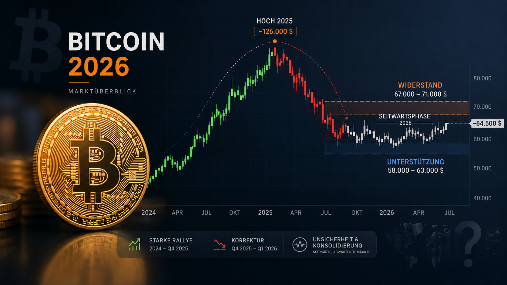 Quo Vadis Bitcoin? Warum 2026 plötzlich die Käufer fehlen