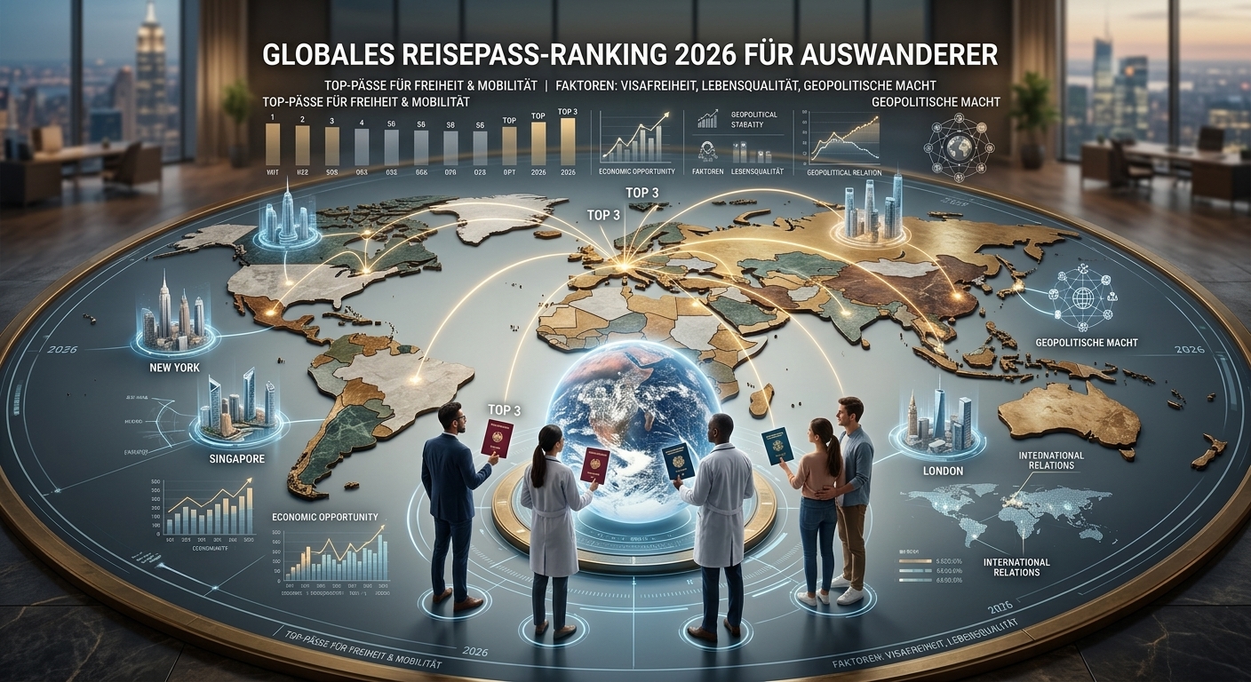 Warum das Reisepass-Ranking 2026 Auswanderer leicht in die Irre führt